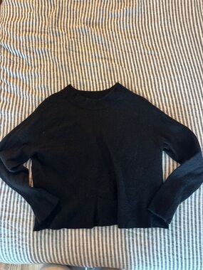 Athleta Black Crewneck Women's Sweater